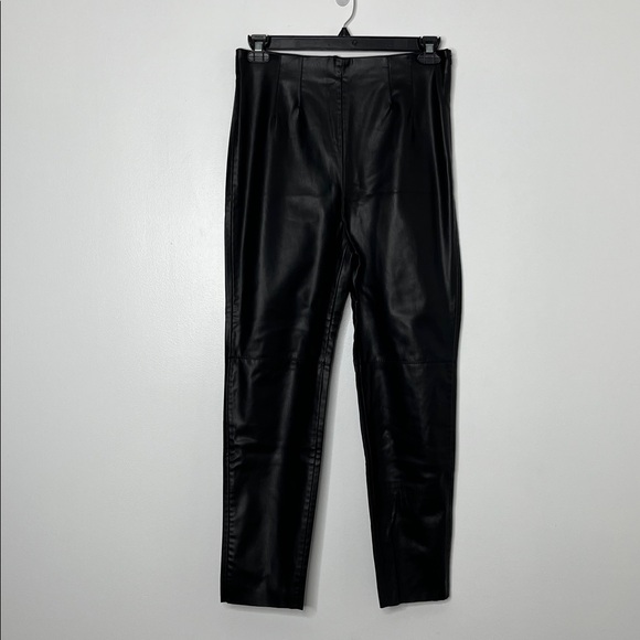 Zara Pants - ZARA Faux‎ Leather High Waist Pants Sz XL